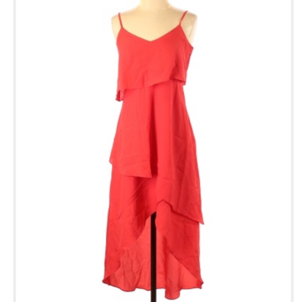 NWT BCBG Paris Red High-Low Dress